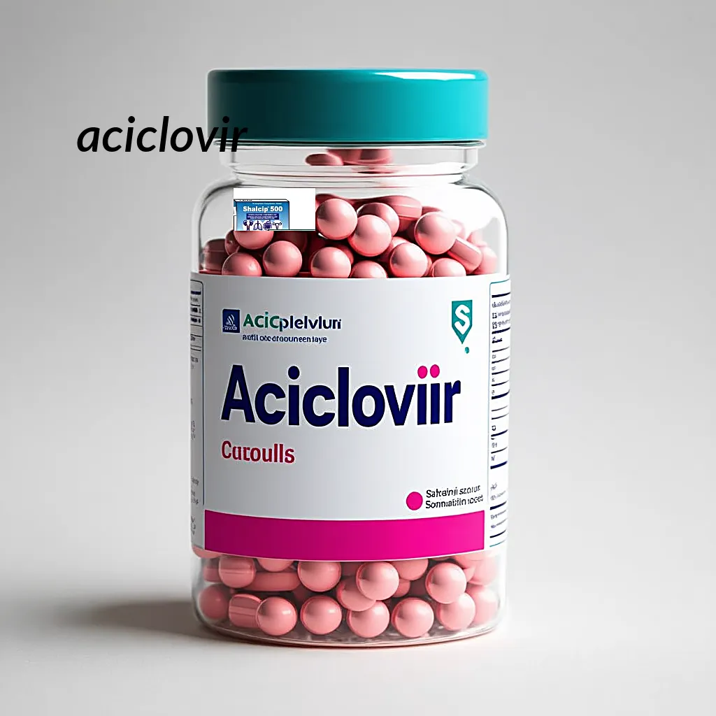 El aciclovir es con receta medica